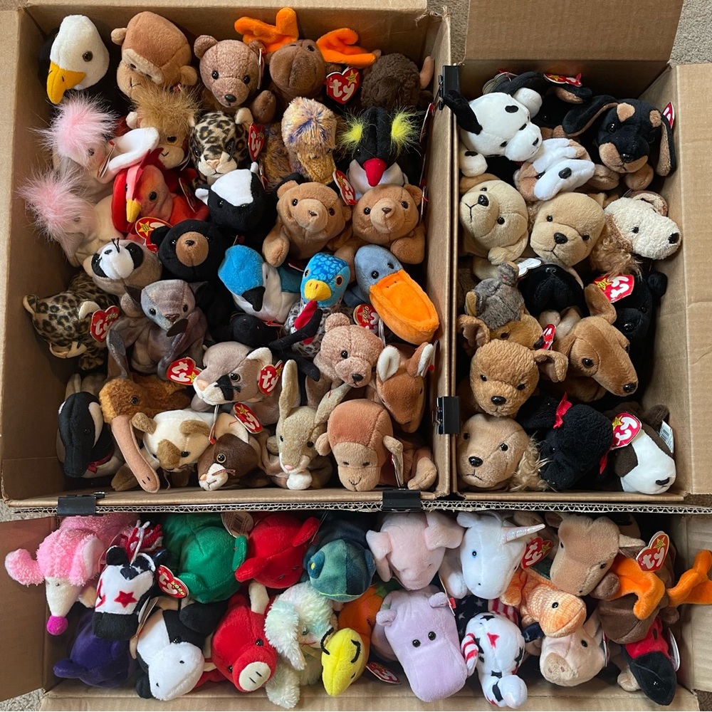 5 TY Beanie Babies for $25 - You choose!